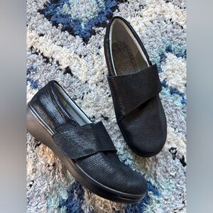 Alegria Womens Lauryn Slip On Shoes, Black Weave, 39EU (8.5US)